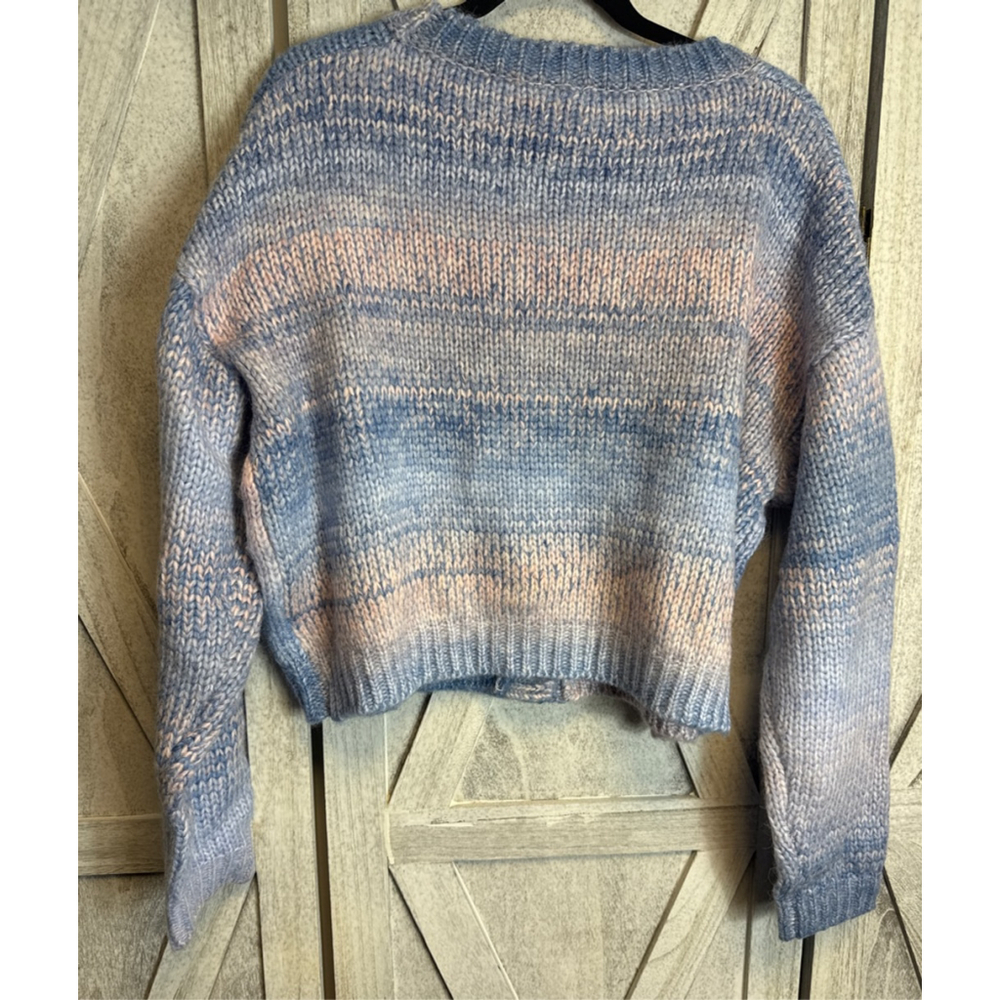 Women's Raga Blue Pink Ombre Knit Cardigan 3X - Picture 5 of 5